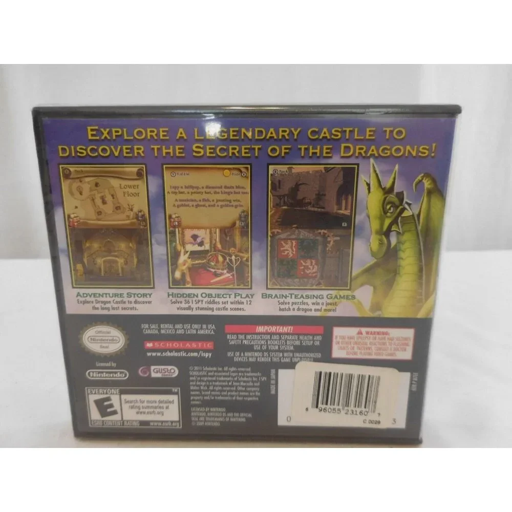 I Spy Castle (Nintendo DS, 2011) Brand New Sealed‎